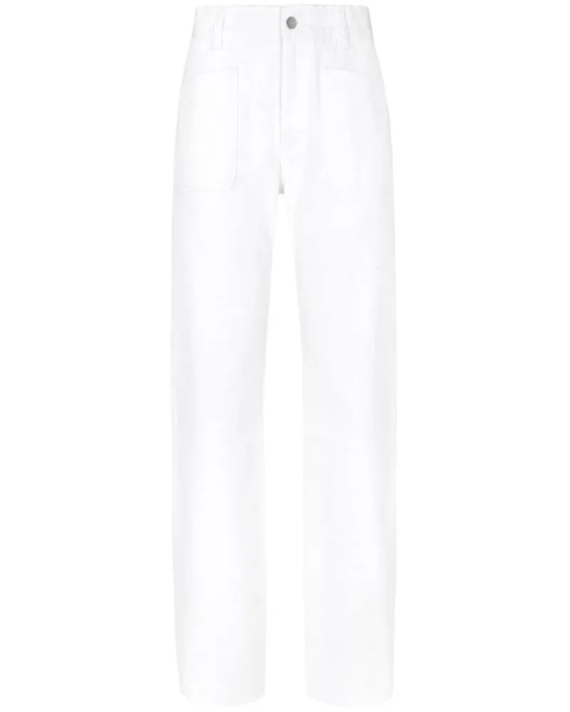 Dolce & Gabbana Jeans mit hohem Bund - Weiß Weiß