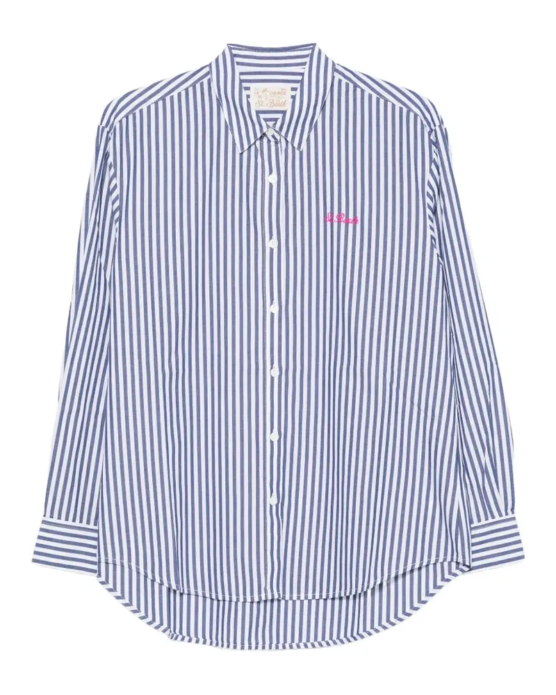 MC2 Saint Barth Brigitte striped shirt - Blau Blau