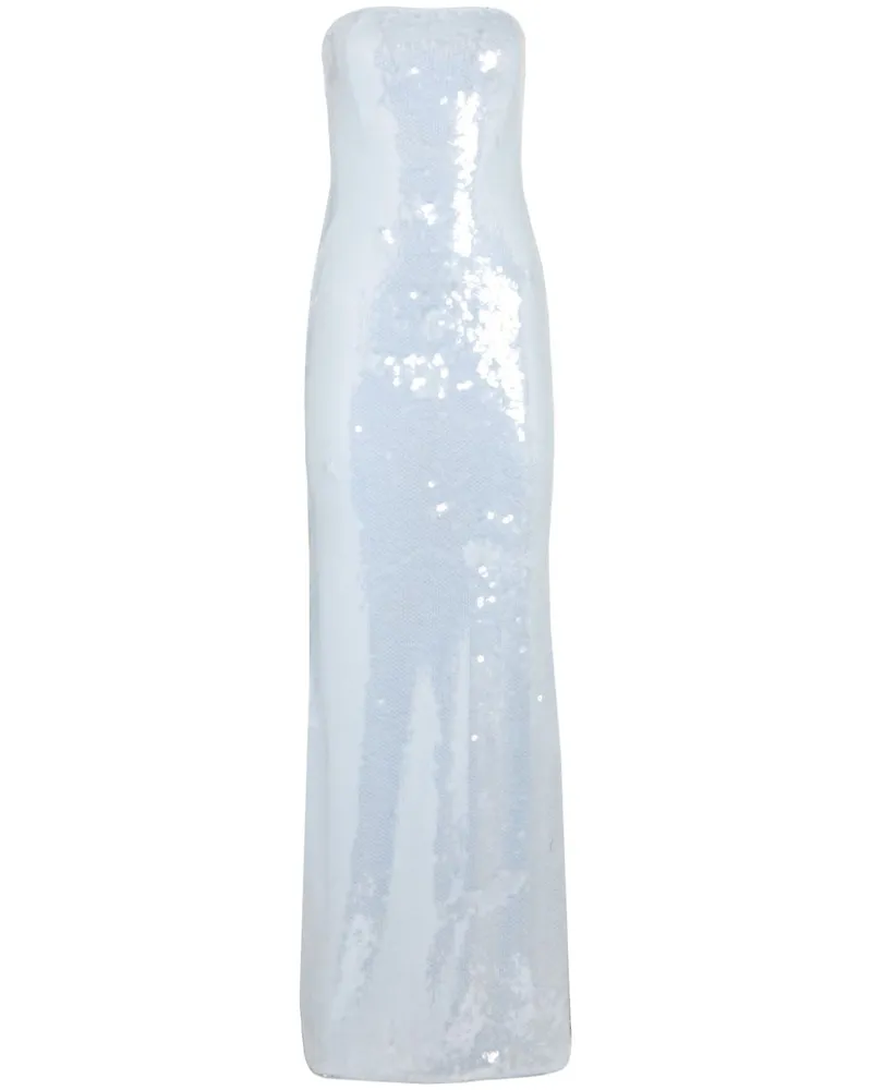 Retrofête Beth Maxikleid - Weiß Weiß