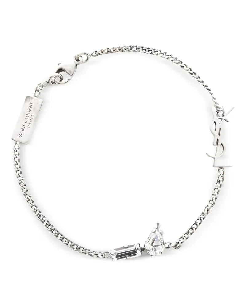Saint Laurent Cassandre Armband - Silber Silber