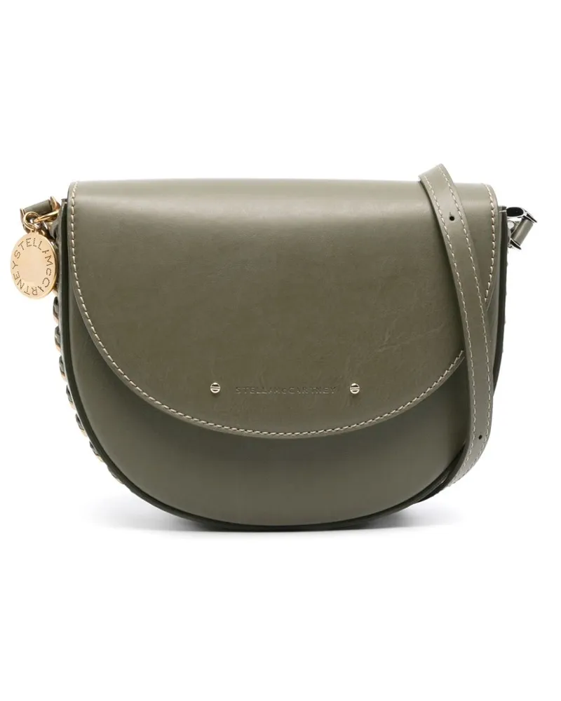 Stella McCartney Mittelgroße Frayme Schultertasche - Grün Grün