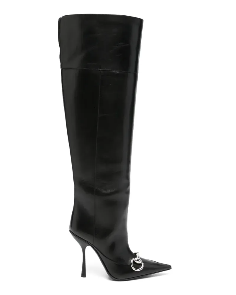 Gucci Boulevard Horsebit boots - Schwarz Schwarz