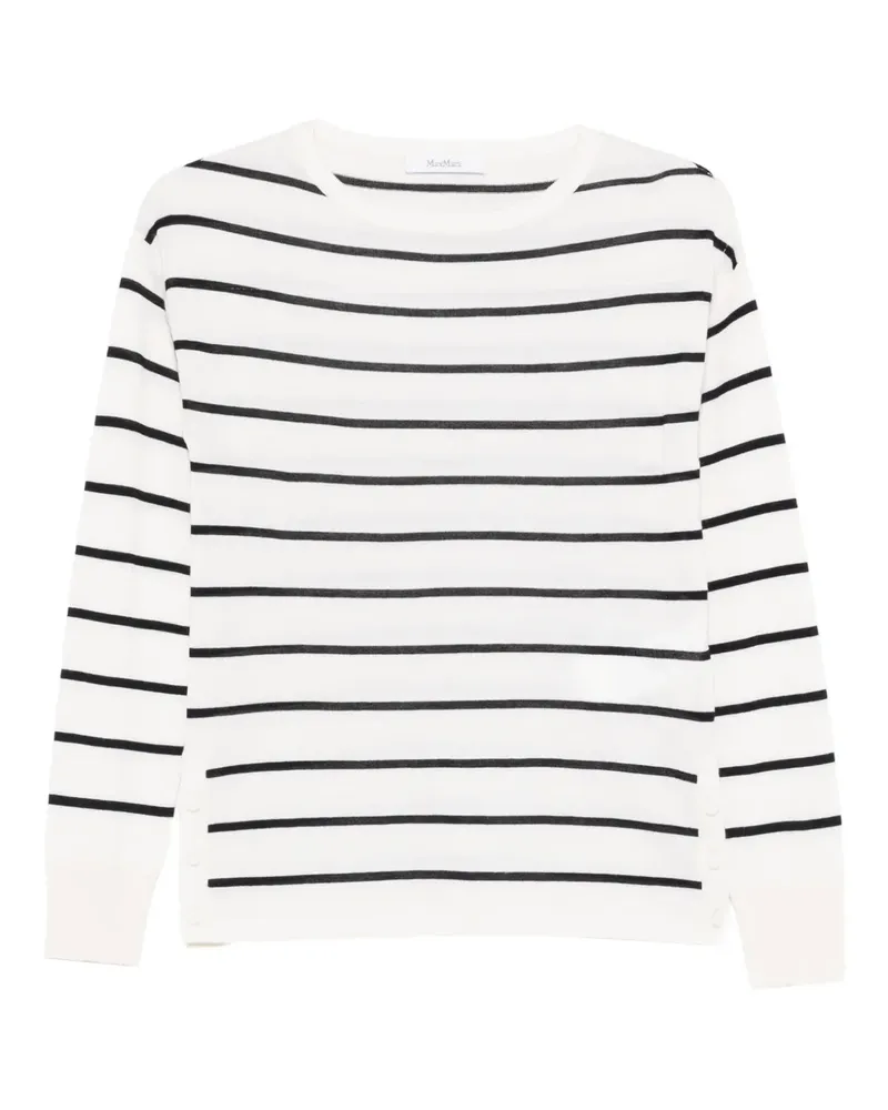 Max Mara striped sweater - Weiß Weiß