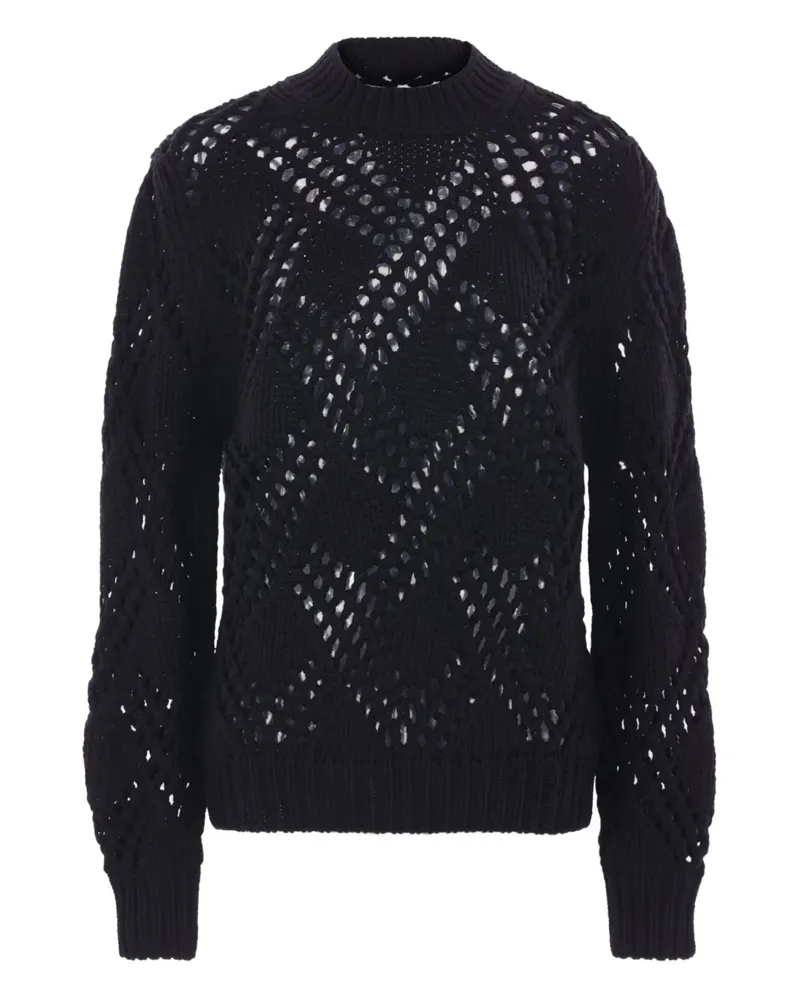 Jil Sander Pullover mit geometrischem Muster - Schwarz Schwarz