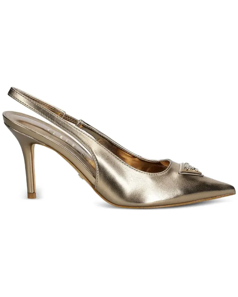 Guess Slingback-Pumps im Metallic-Look - Gold Gold