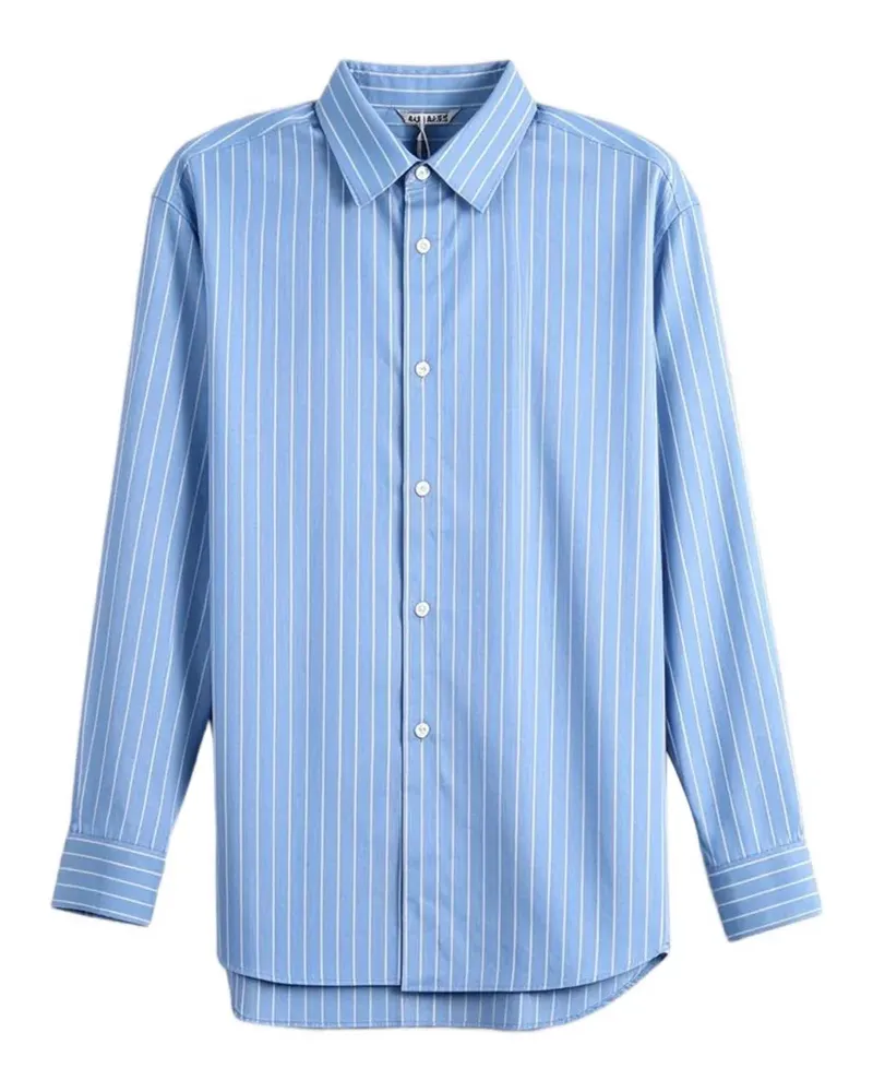 AURALEE vertical-stripe shirt - Blau Blau