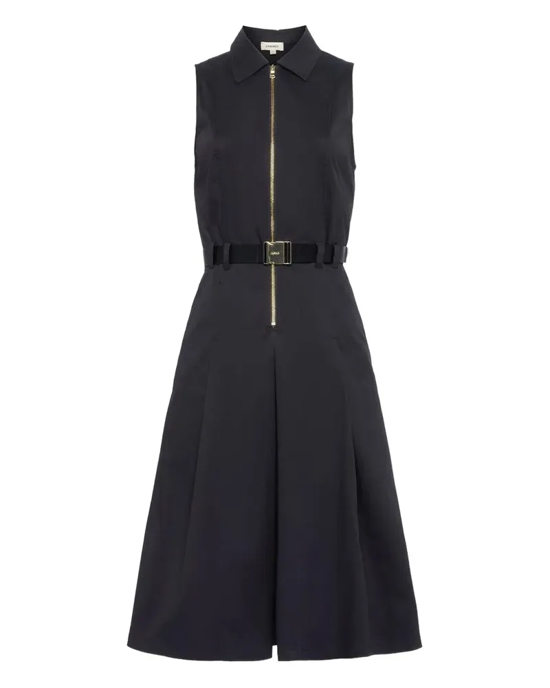 L'Agence Kylo belted shirt dress - Schwarz Schwarz
