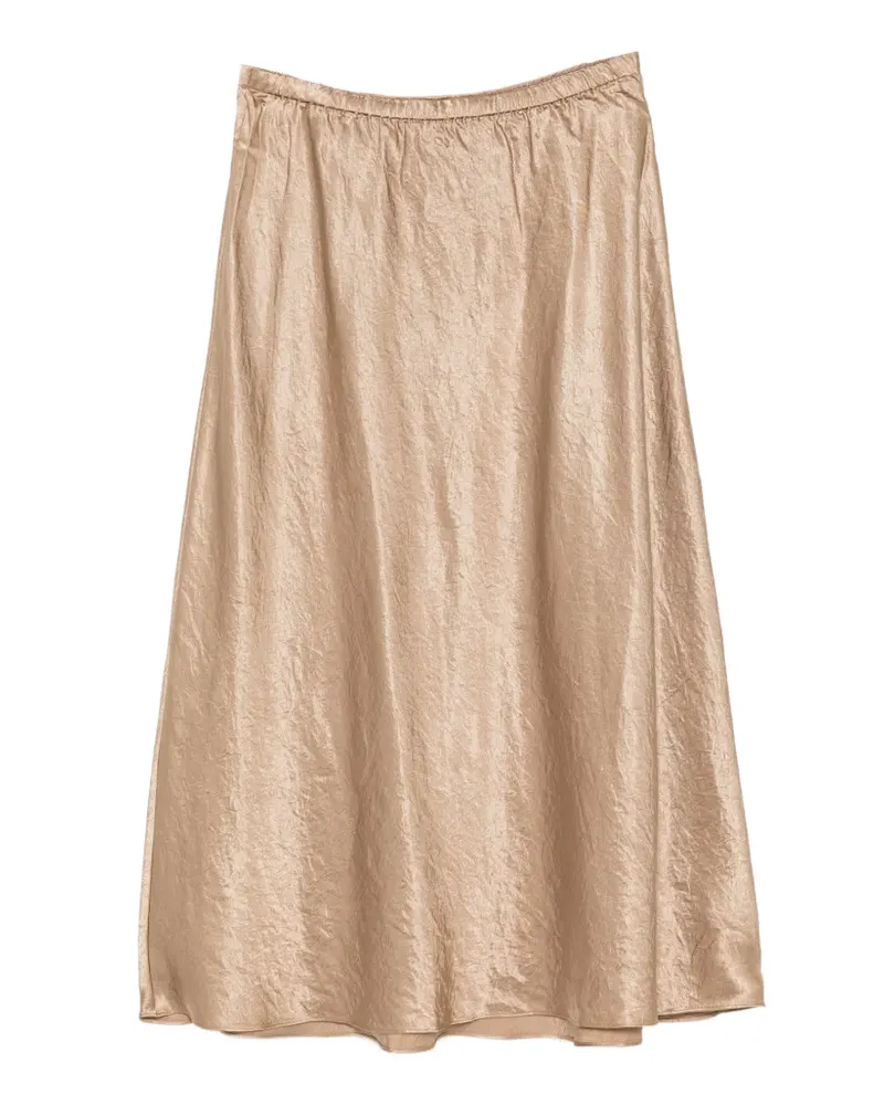 Eileen Fisher Midirock in Knitteroptik - Braun Braun