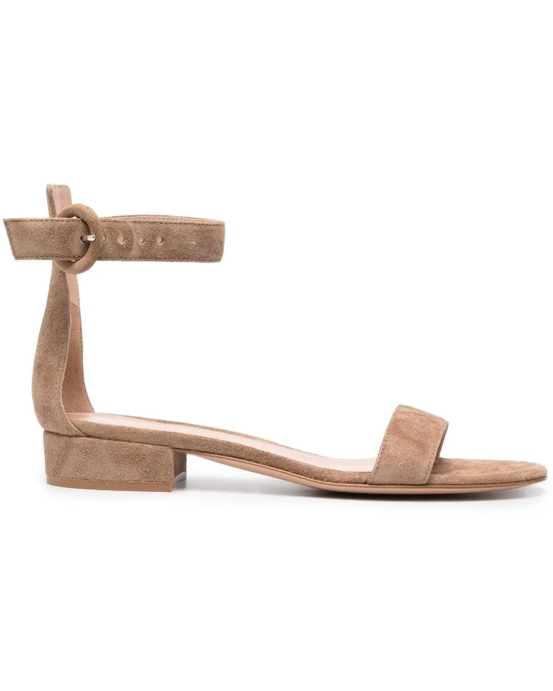 Gianvito Rossi Sandalen mit Schnalle - Nude Nude