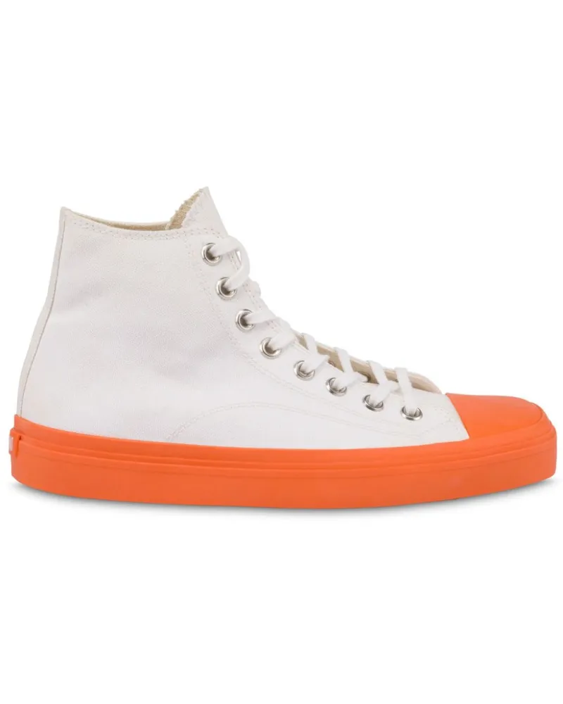 Moschino Sneakers aus Baumwolle - Weiß Weiß