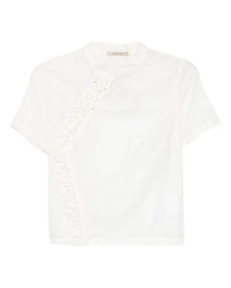Paloma Wool Gaspar Bluse mit Rüschendetail - Weiß Weiß