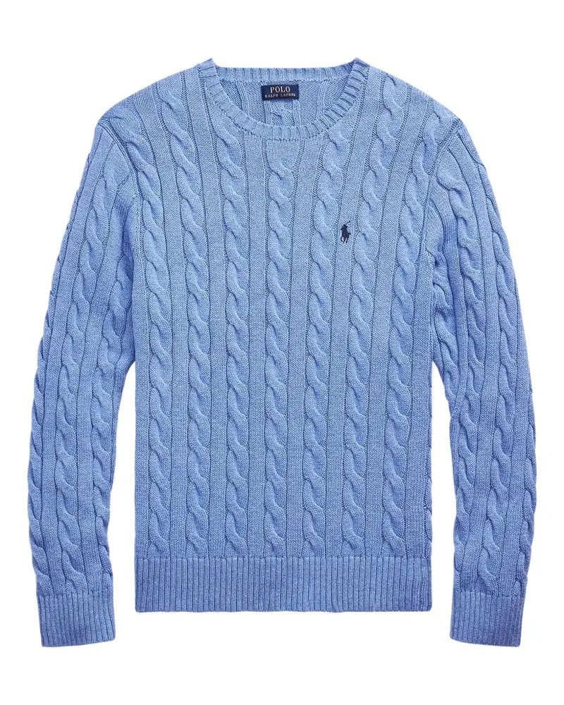 Ralph Lauren Pullover mit Zopfmuster - Blau Blau