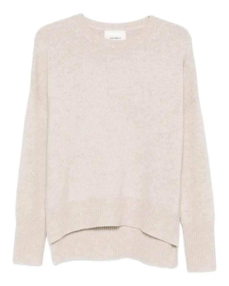 Lisa Yang Gerippter Mila Pullover - Nude Nude