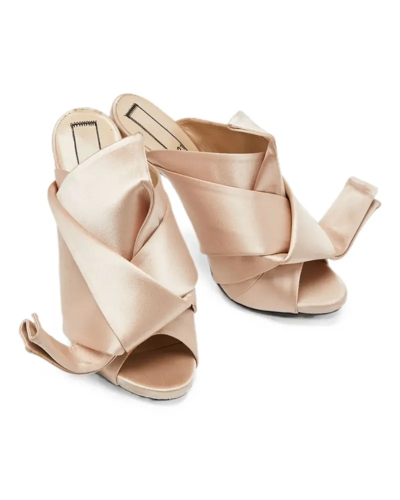 N° 21 Ronny pleated mules - Nude Nude