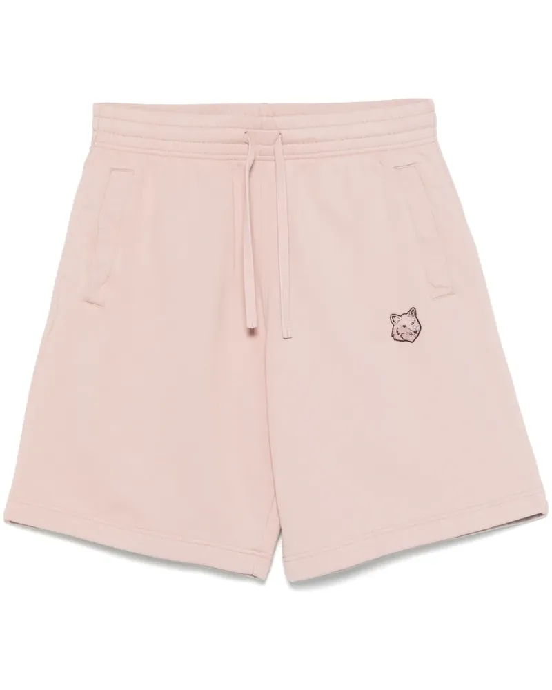 Kitsuné Shorts mit Bold Fox Head-Patch - Rosa Rosa