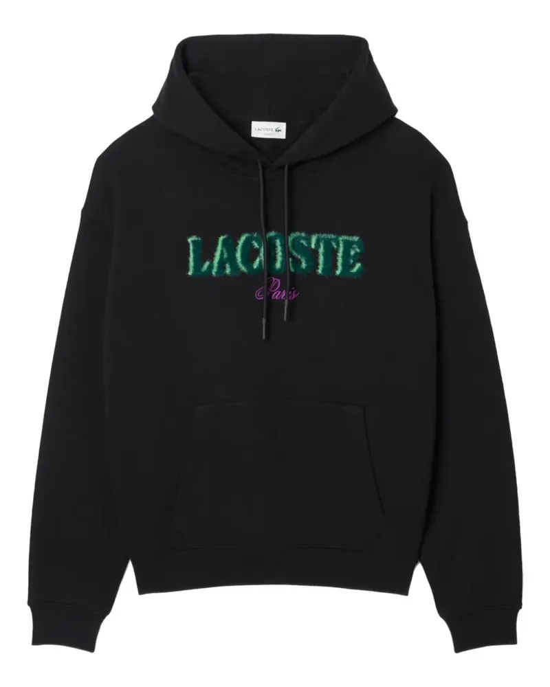 Lacoste Hoodie mit Logo - Schwarz Schwarz