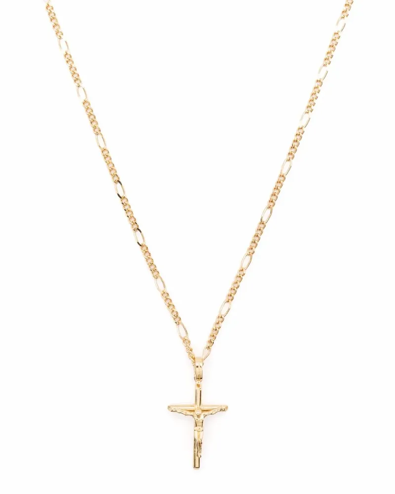 Dolce & Gabbana Halskette mit Kreuzanhänger - Gold Gold