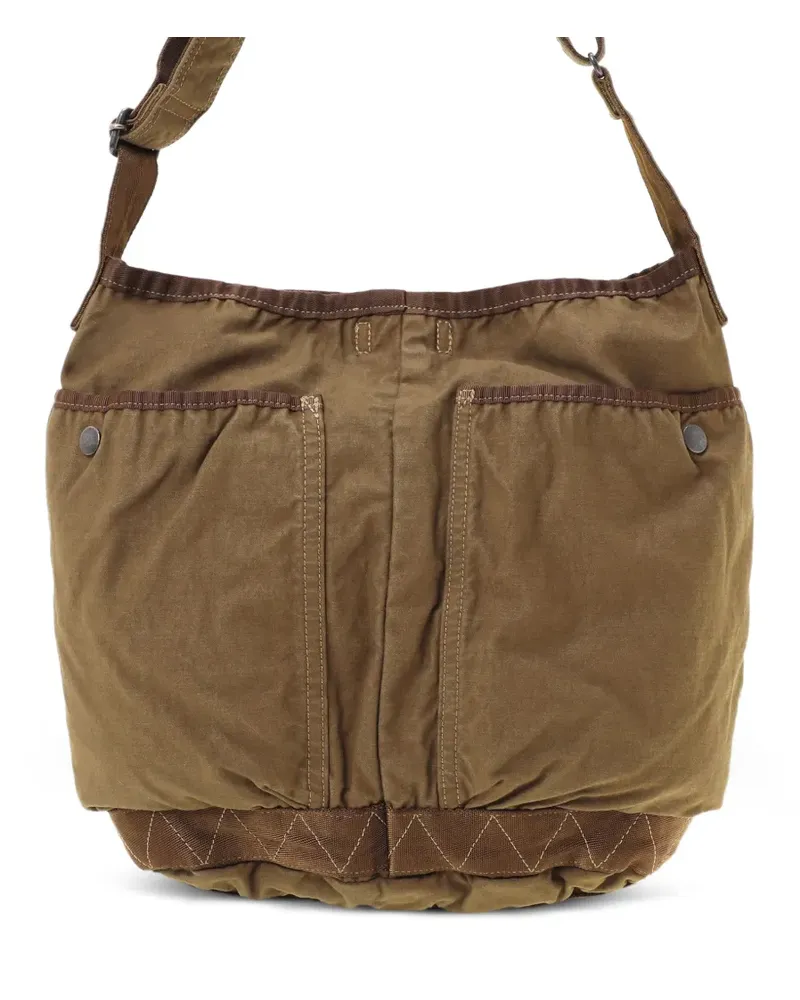 PORTER-YOSHIDA & CO zip-pocket shoulder bag - Braun Braun
