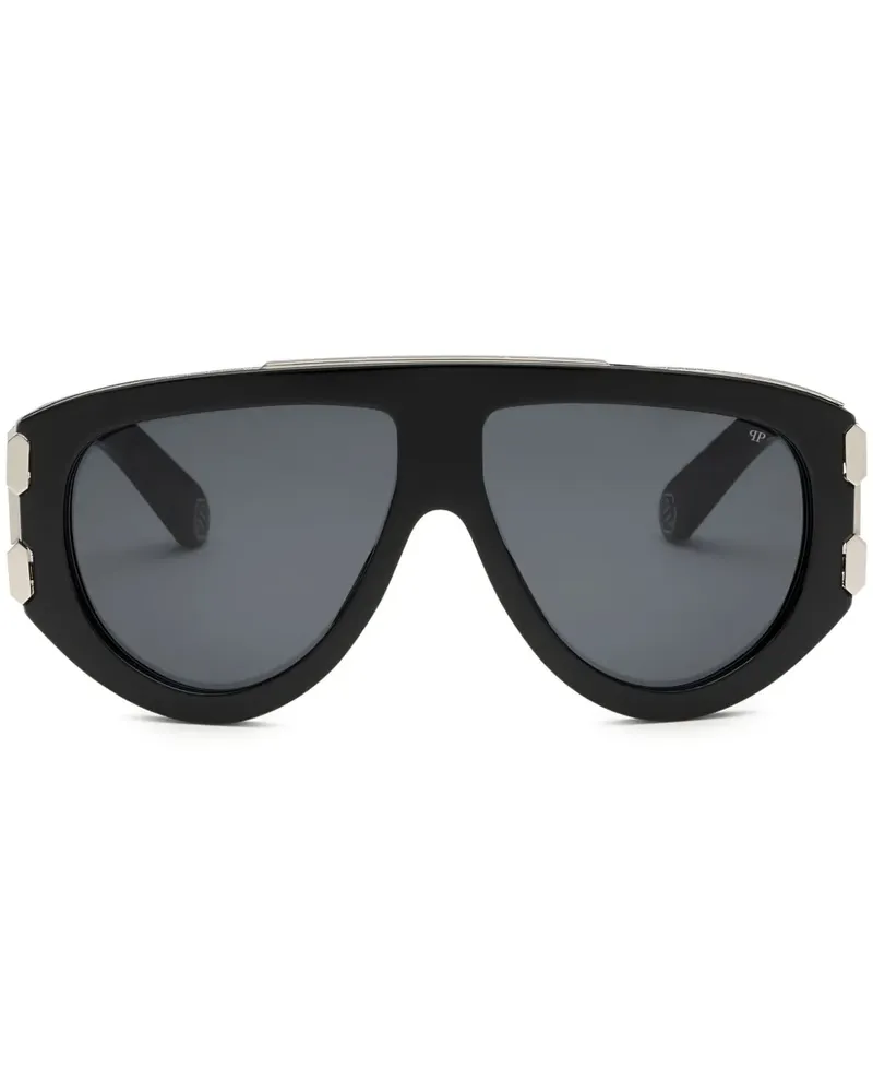 Philipp Plein Plein Eagle Pilotenbrille - Schwarz Schwarz