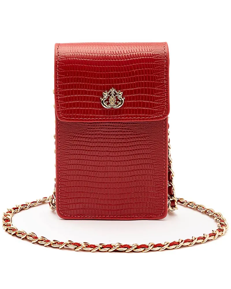 ISLA Handytasche aus Leder - Rot Rot