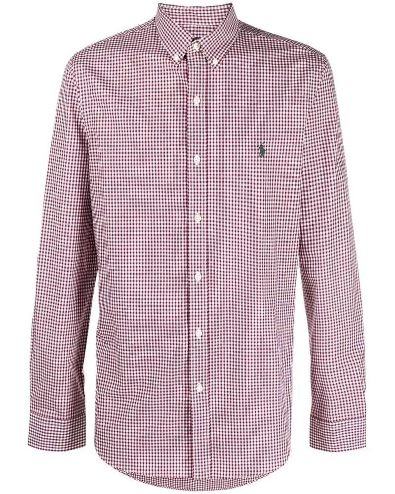 Ralph Lauren Hemd mit Vichy-Karomuster - Rot Rot