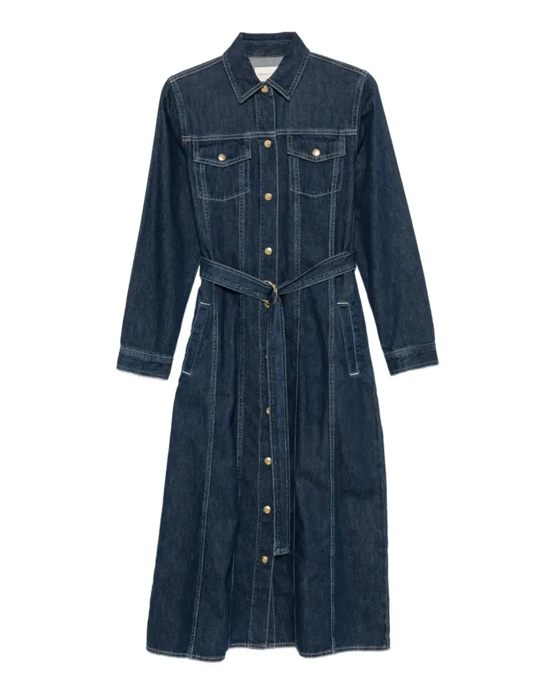 Gant Midikleid mit Gürtel - Blau Blau