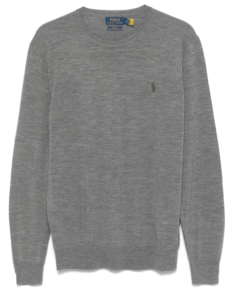 Ralph Lauren Pullover mit Polo Pony-Stickerei - Grau Grau
