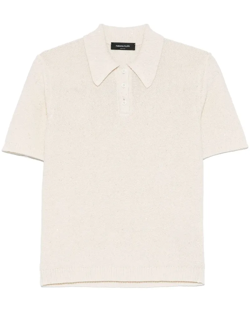 Fabiana Filippi Gestricktes Poloshirt - Nude Nude