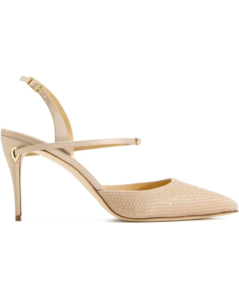 Jennifer Chamandi Vittorio Pumps 85mm - Nude Nude