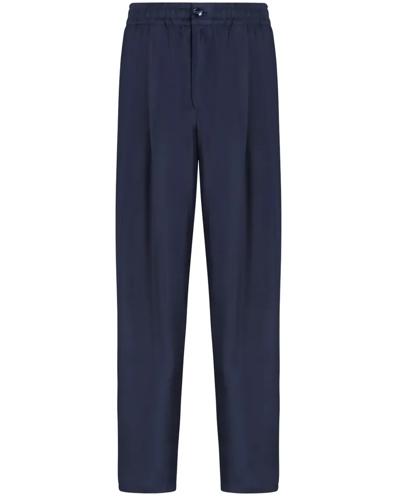 Giorgio Armani Hose aus Seide - Blau Blau