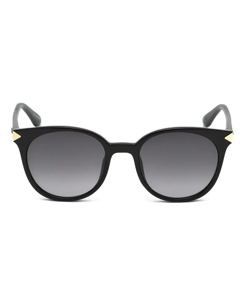 Guess gradient-lens round-frame sunglasses - Schwarz Schwarz