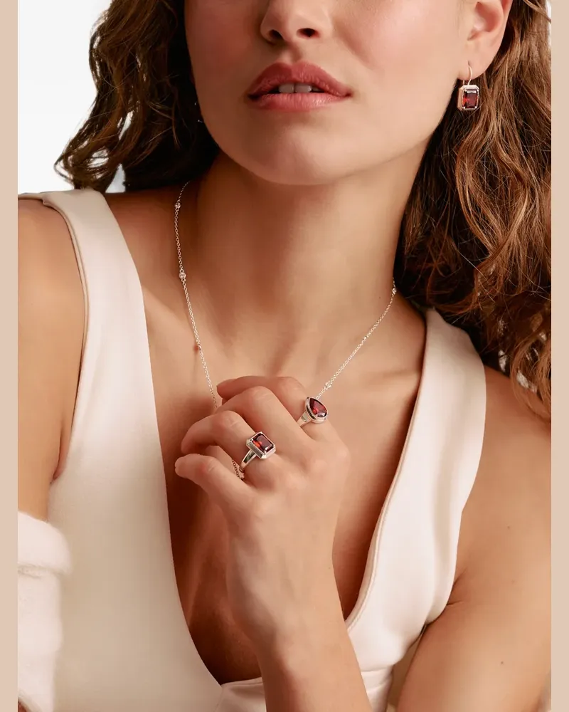 Thomas Sabo Elyndra Ring mit achteckigem Zirkon - Silber Silber