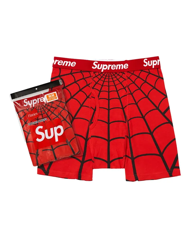 Supreme Being x Hanes Spider-Man boxers (set of two) - Rot Rot