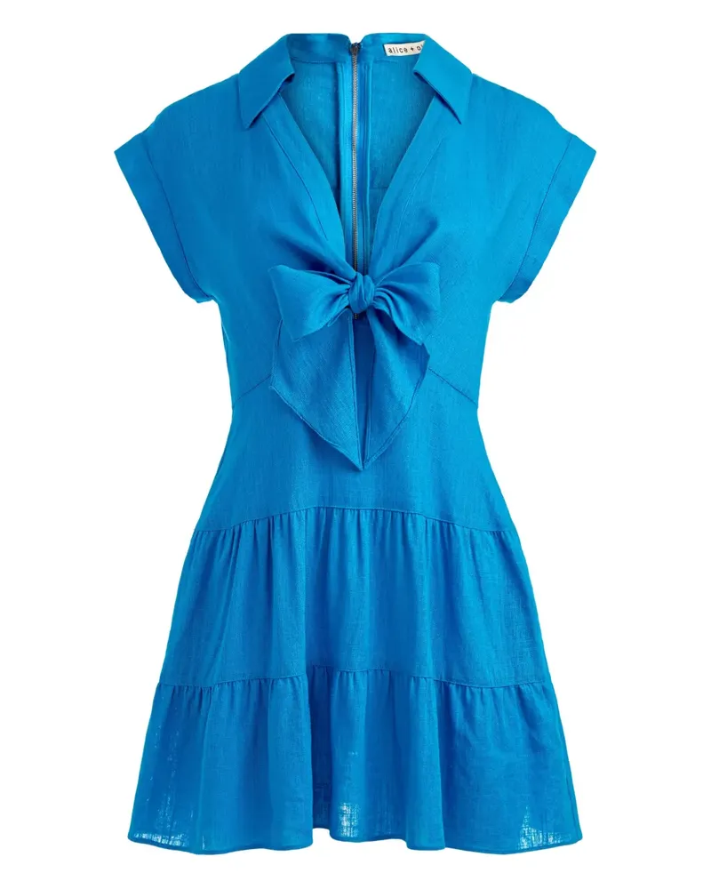 Alice + Olivia Mila Minikleid - Blau Blau