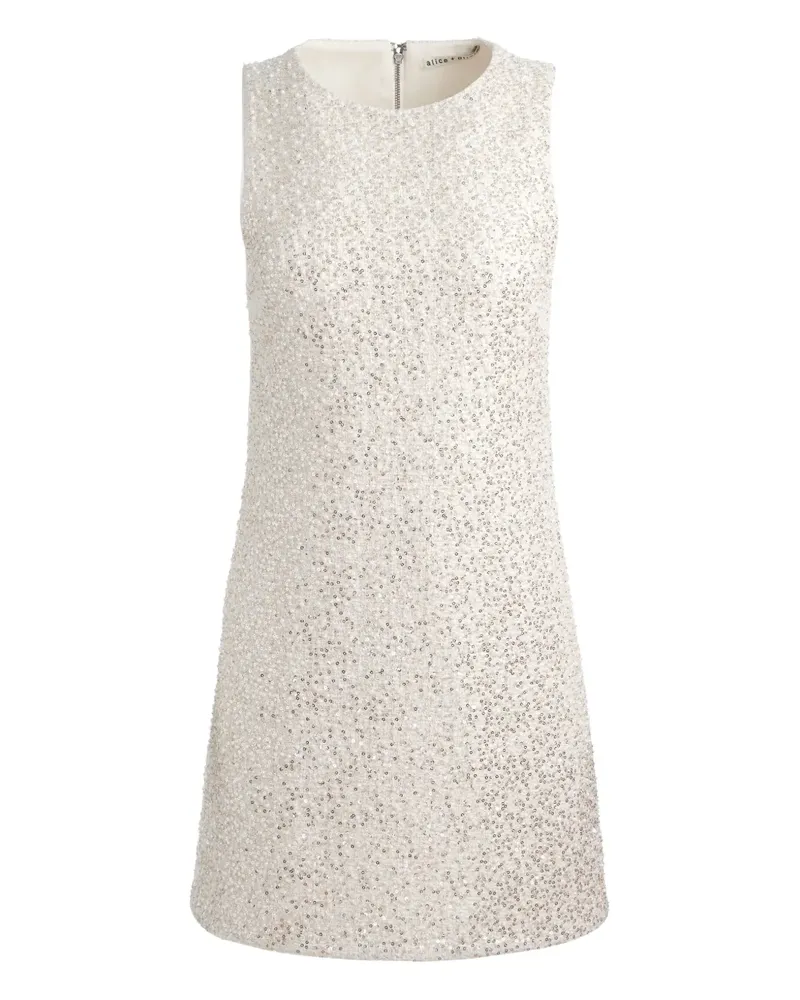 Alice + Olivia Verziertes Cade Kleid - Nude Nude