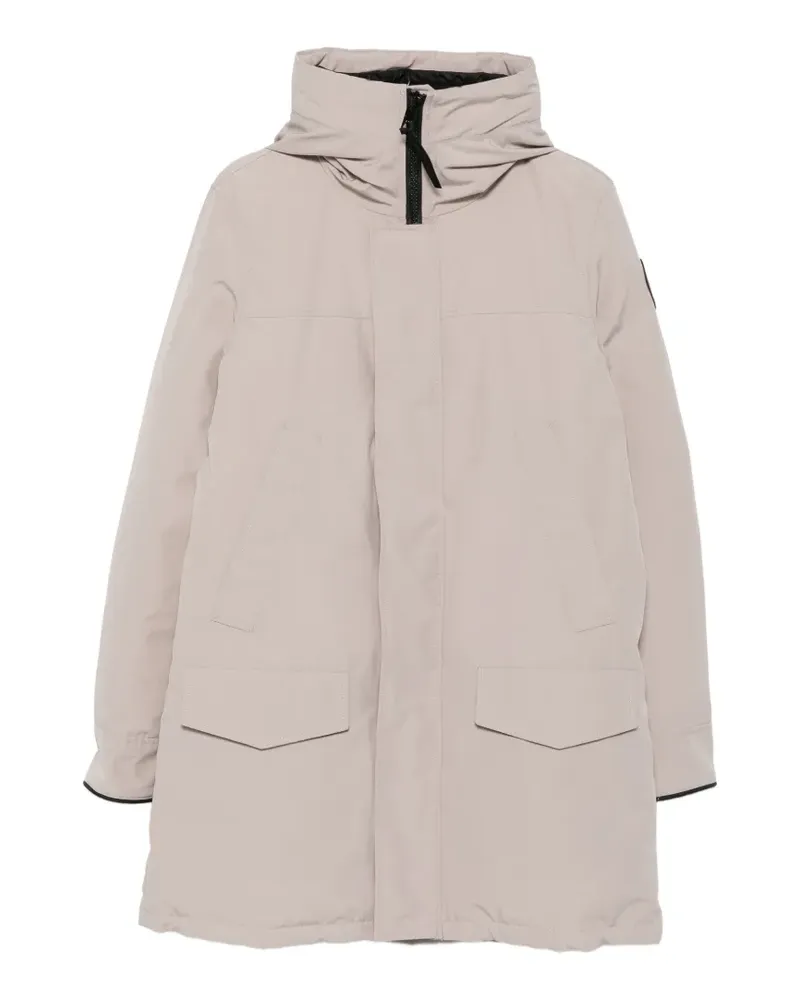 Canada Goose Kapuzenmantel mit Logo-Patch - Nude Nude