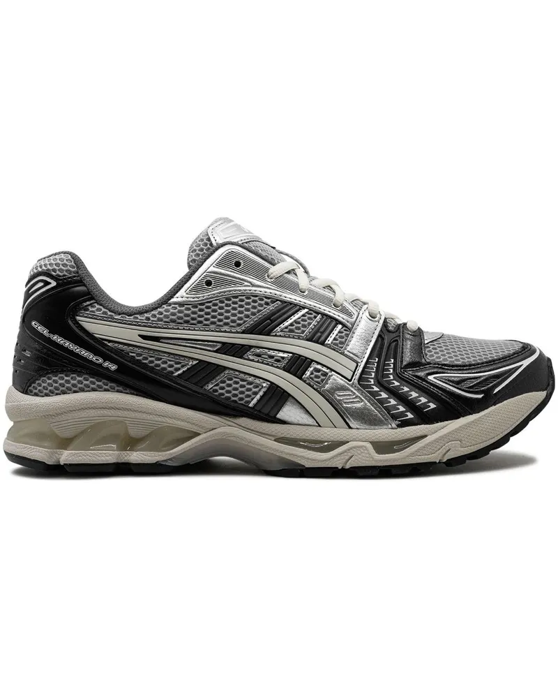 Asics GEL-KAYANO 14 "Black/Glacier Grey Silver" Sneakers Schwarz