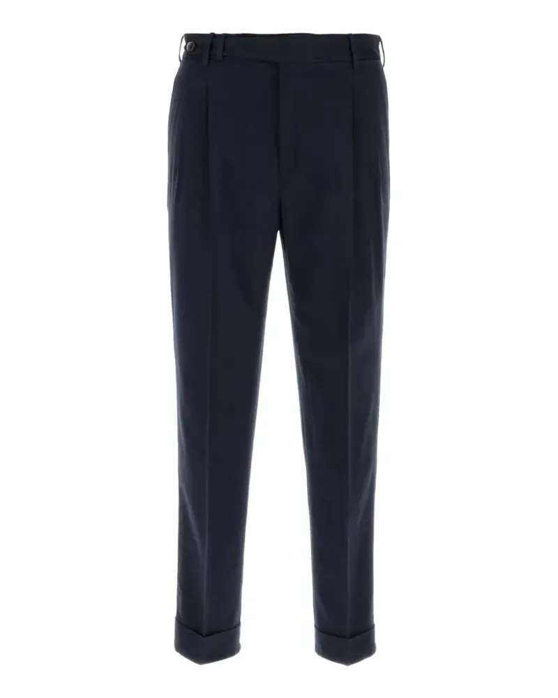 PT TORINO cotton tapered pant - Blau Blau