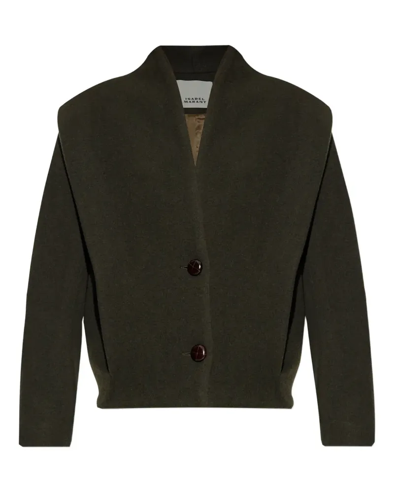 Isabel Marant Mantel mit Schulterpolstern - Grün Grün