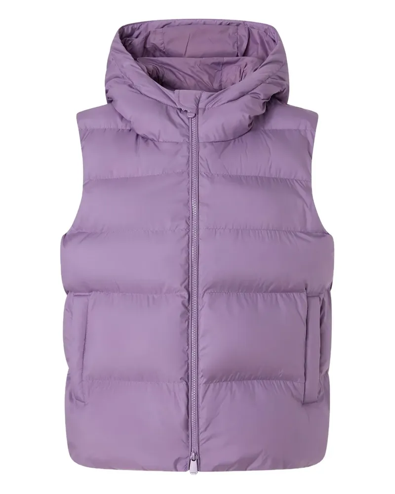Pinko Gefütterte Kapuzenweste - Violett Violett