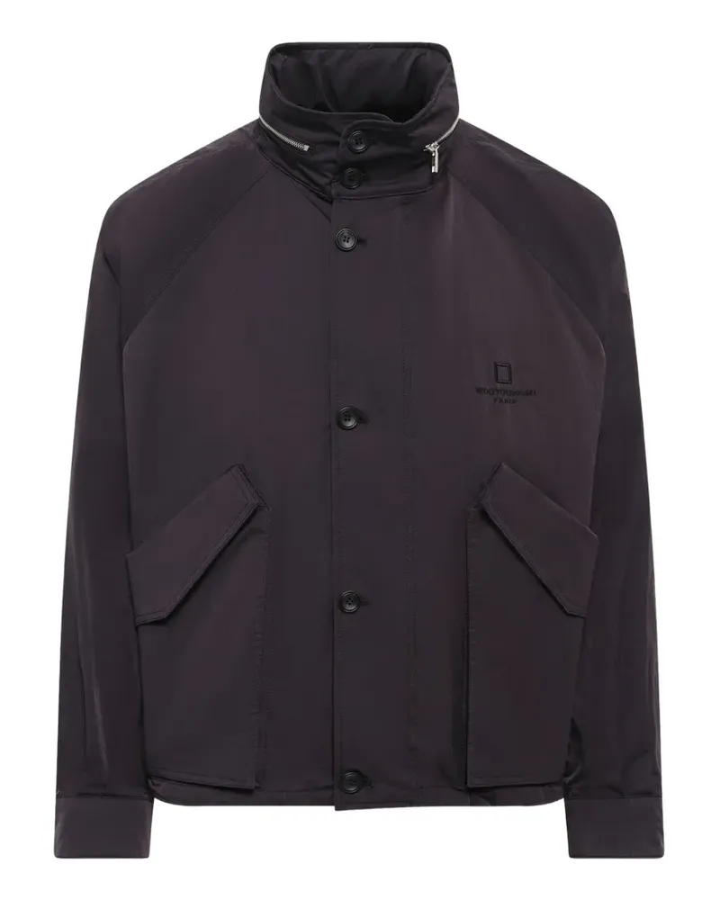 Wooyoungmi double-pocket hooded jacket - Schwarz Schwarz
