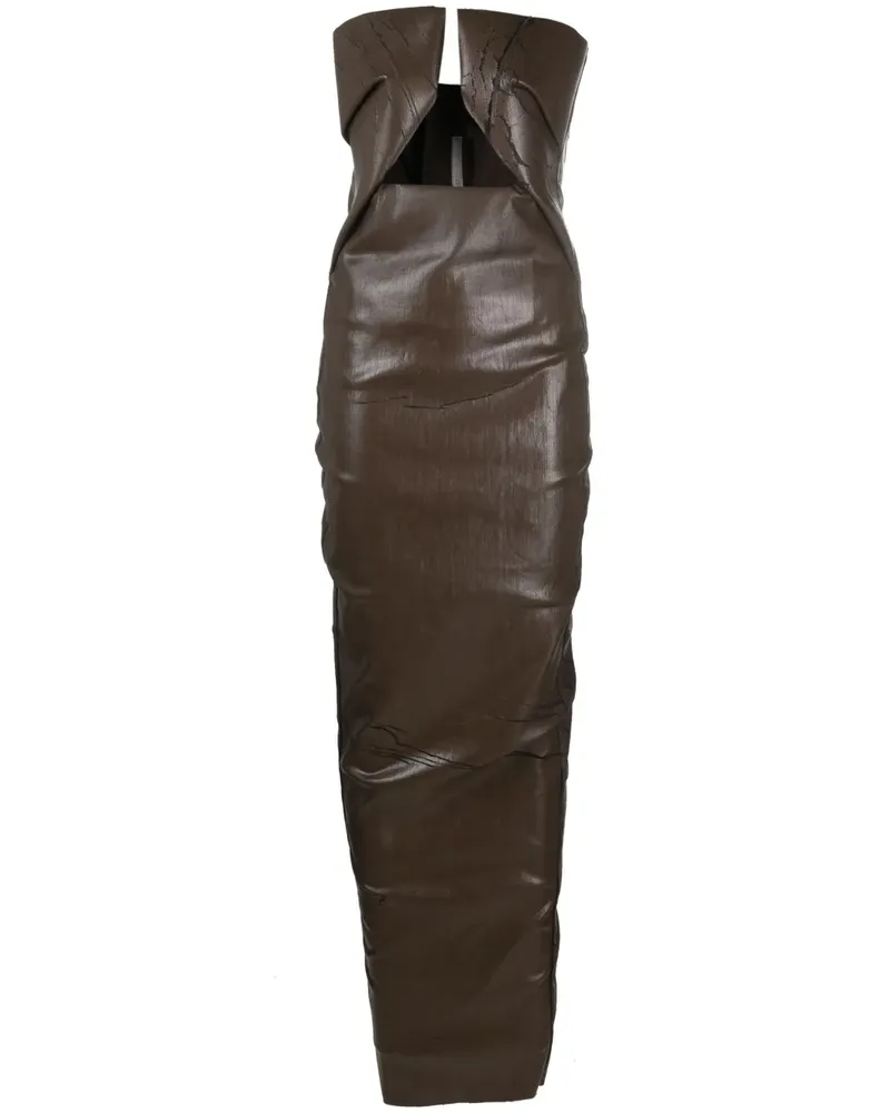 Rick Owens Prong Abendkleid - Braun Braun