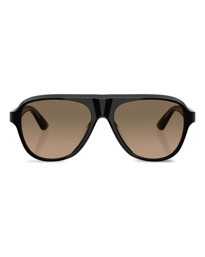 Oliver Peoples Paul Newman Sun pilot sunglasses - Schwarz Schwarz