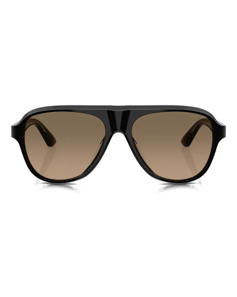 Oliver Peoples Paul Newman Sun pilot sunglasses - Schwarz Schwarz
