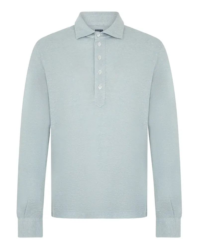 Fedeli long-sleeve polo shirt - Grau Grau