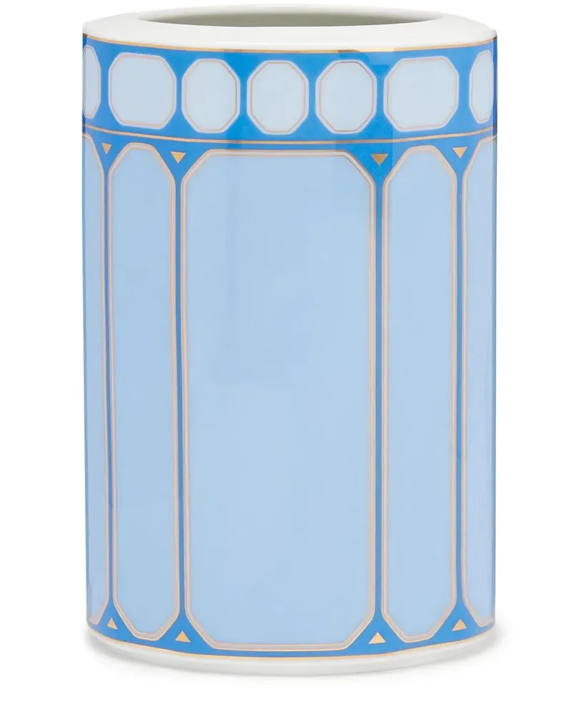 Rosenthal Vase mit Signum Azure-Print 15,1cm - Blau Blau