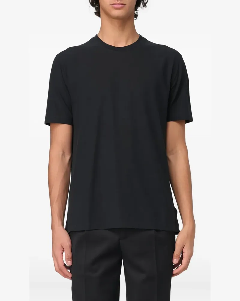 Zanone T-Shirt mit rundem Ausschnitt - Grau Grau