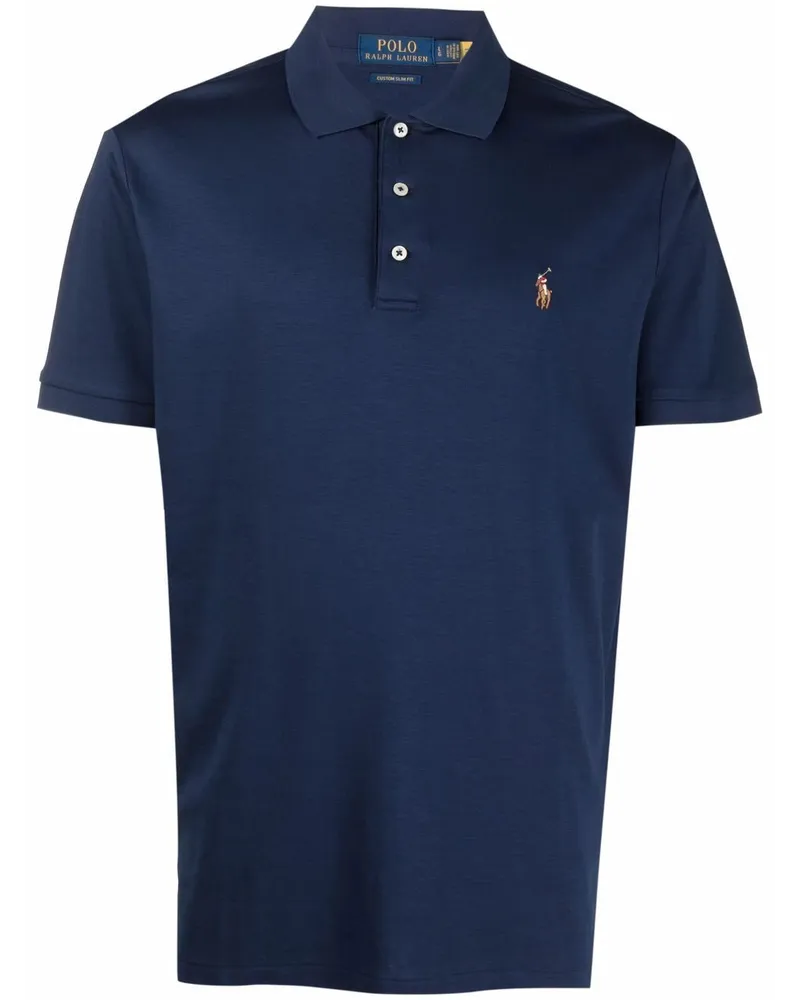 Ralph Lauren Poloshirt aus Jersey - Blau Blau