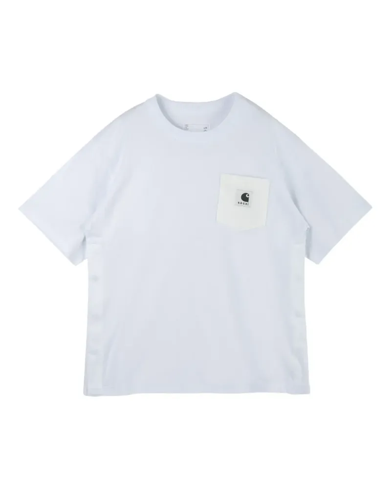 Sacai xCarhartt WIP pocket-chest T-shirt - Weiß Weiß