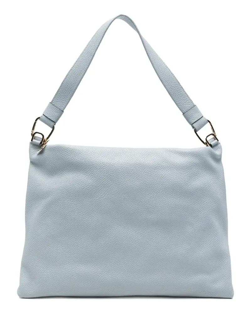 Cromia shoulder leather tote bag - Blau Blau